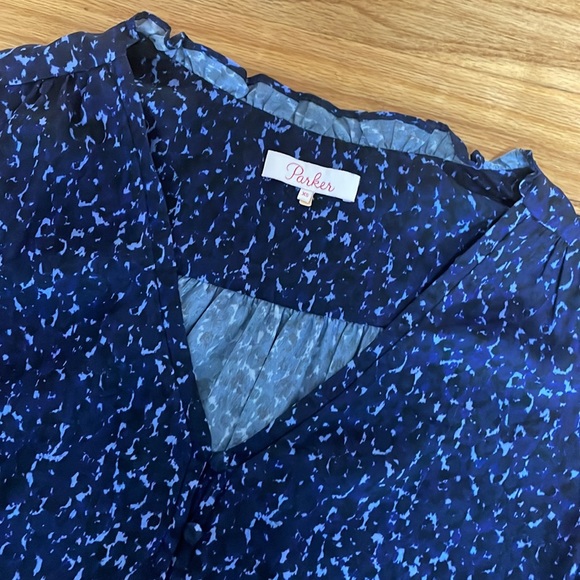 Blue Parker Floral Blouse - Picture 2 of 5